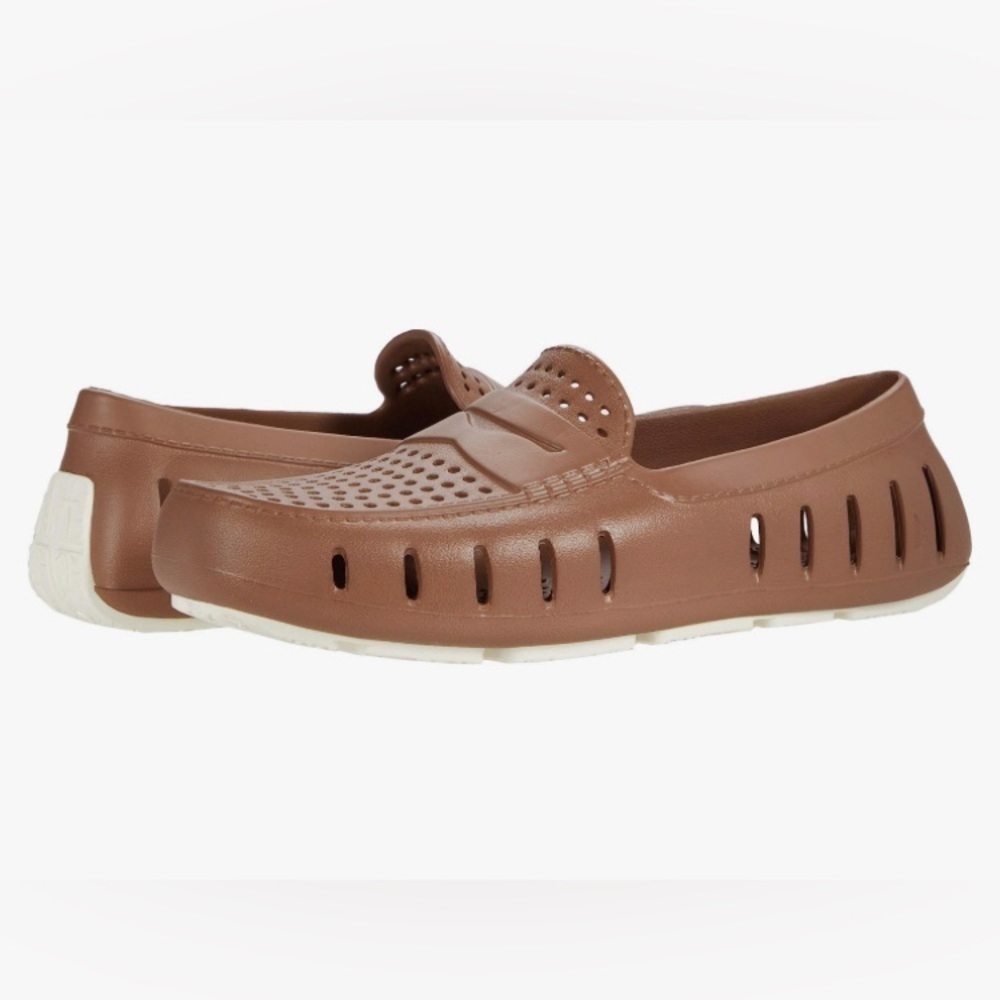 Floafers country club driver men’s water Shoes size 10 driftwood‎ brown/coconut